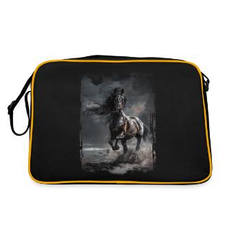 Arabic - Retro Bag - black/gold - Back