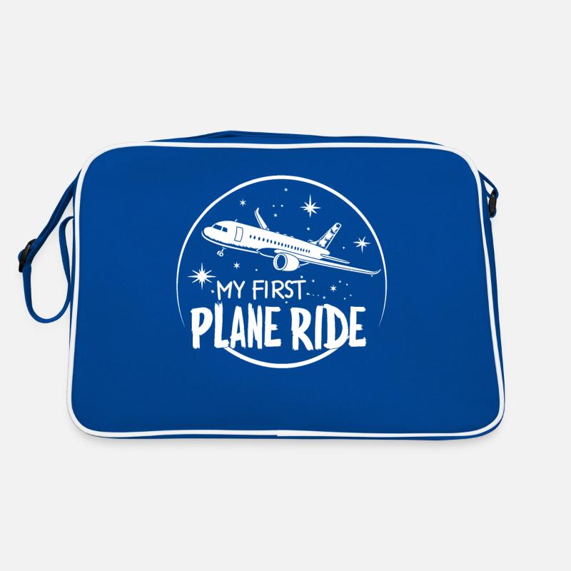 Meine Erste Flugreise Erstes Mal Fliegen Retro Tasche