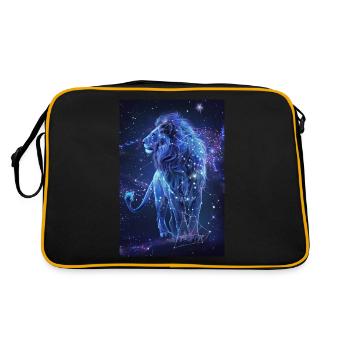 Schütze - Retro Tasche - Schwarz/Gold - Hinten