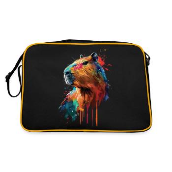 capybara - Sac Retro - noir/or - Dos
