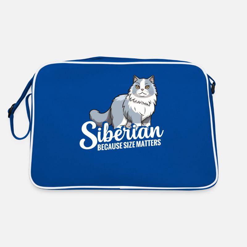 Chat sibérien : parce que la taille compte Sac Retro