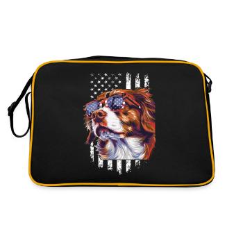 Poussez le style au niveau supérieur avec notre Cool Dog - Sac Retro - noir/or - Dos