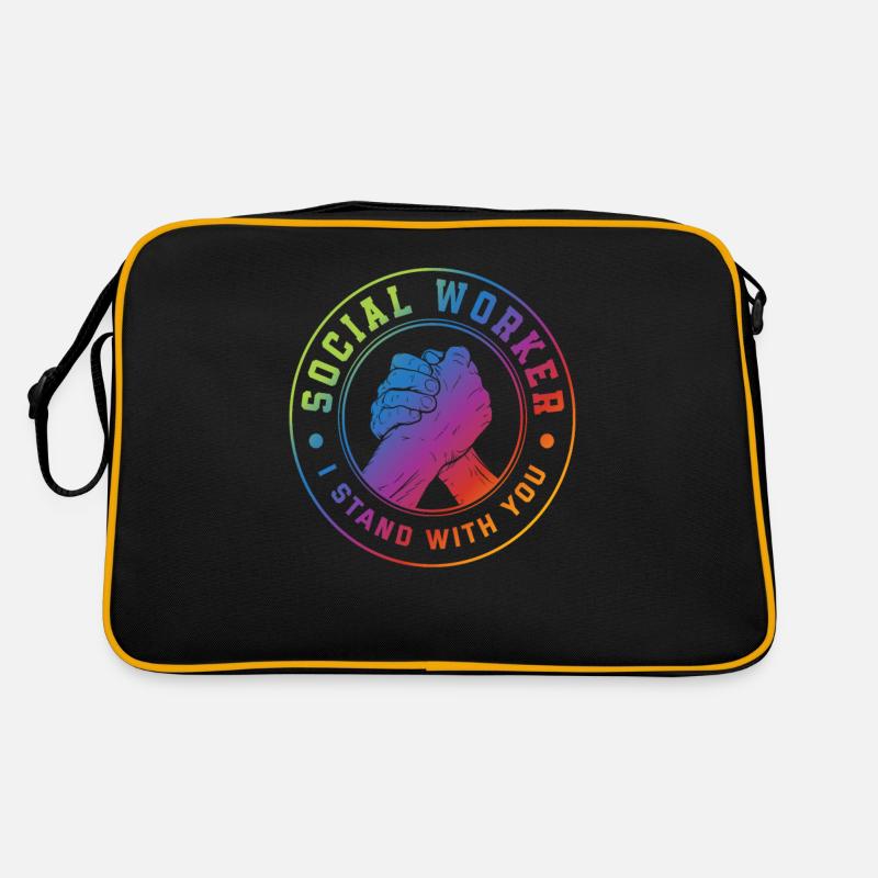 Travail social Je suis à vos côtés Sac Retro