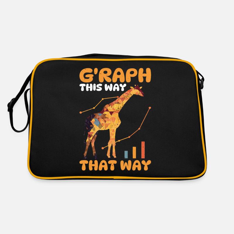 G'Raph This Way That Way 2 - Retro Tasche - Schwarz/Gold