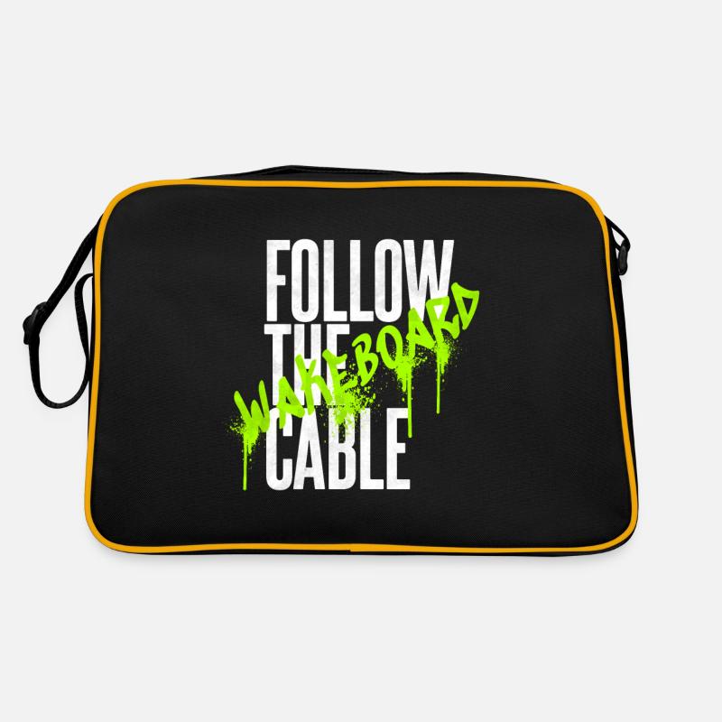 Graffiti Style - Follow the Cable Wakeboard Design Retro Bag