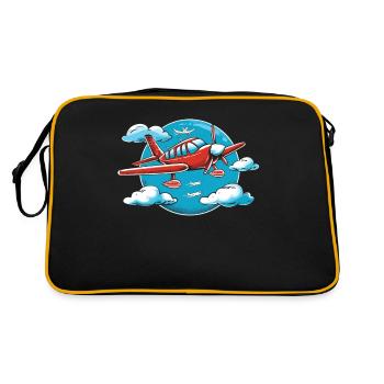 My First Flight First Time Flying - Retro Bag - black/gold - Back