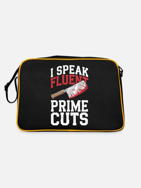 Butchers, butchers, butchers - Retro Bag - black/gold - Back