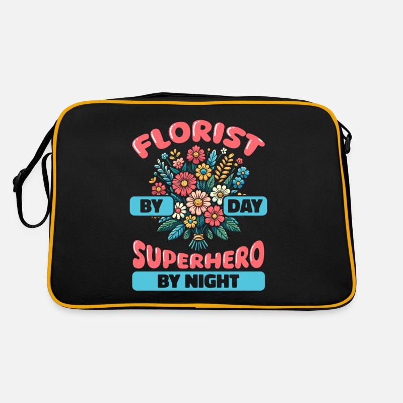 Fleuriste Fleuriste Fleuriste Sac Retro