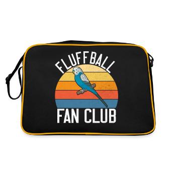 Budgie Gift - Retro Bag - black/gold - Back