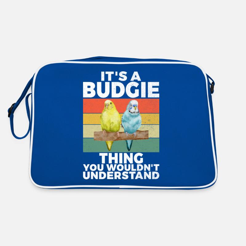 Budgie Gift Retro Tasche