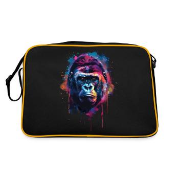 Gorille - Sac Retro - noir/or - Dos