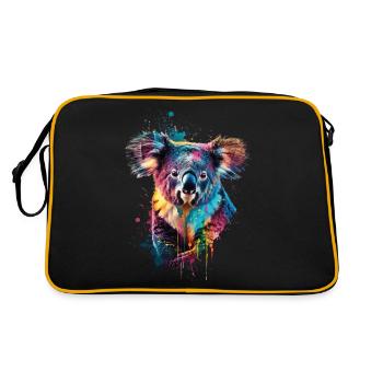 Koala - Sac Retro - noir/or - Dos