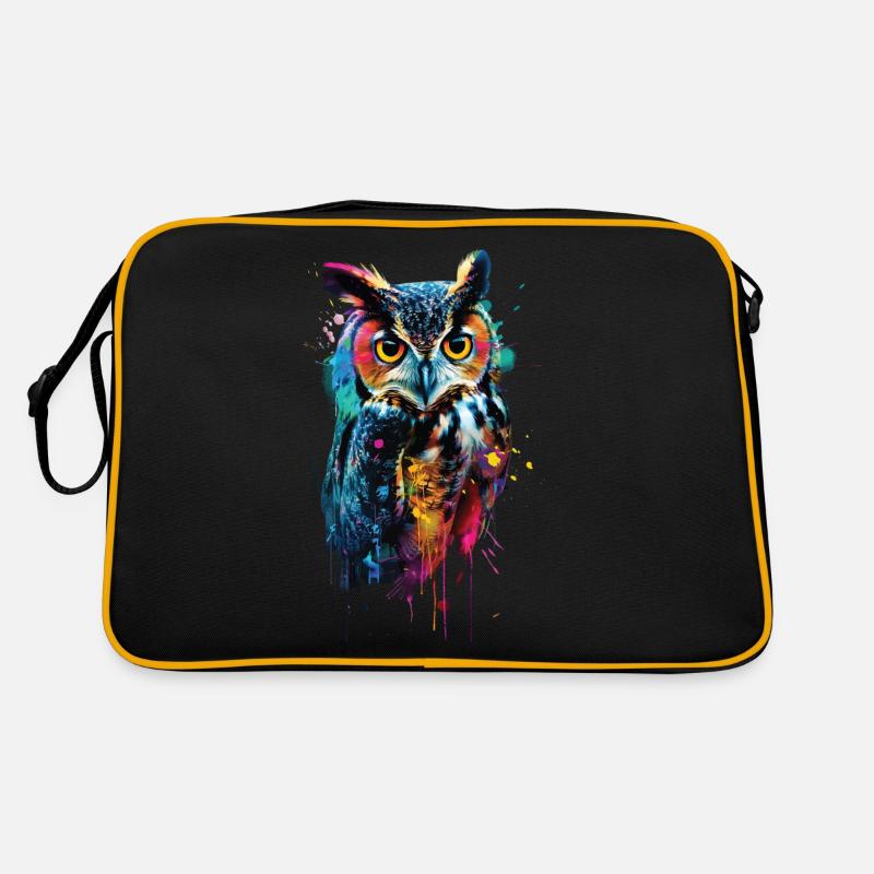 Eule Retro Tasche