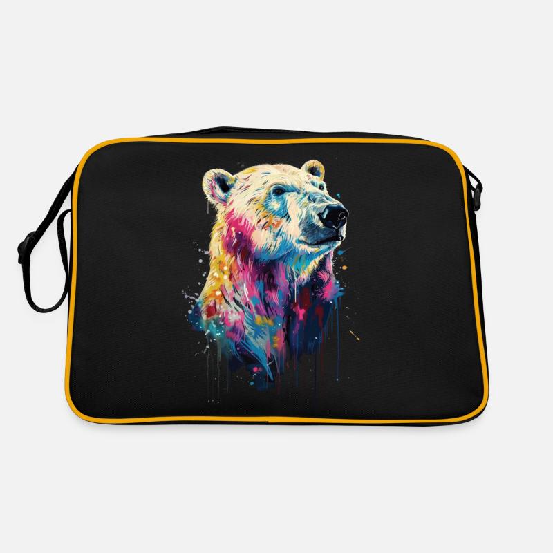 Ours blanc Sac Retro