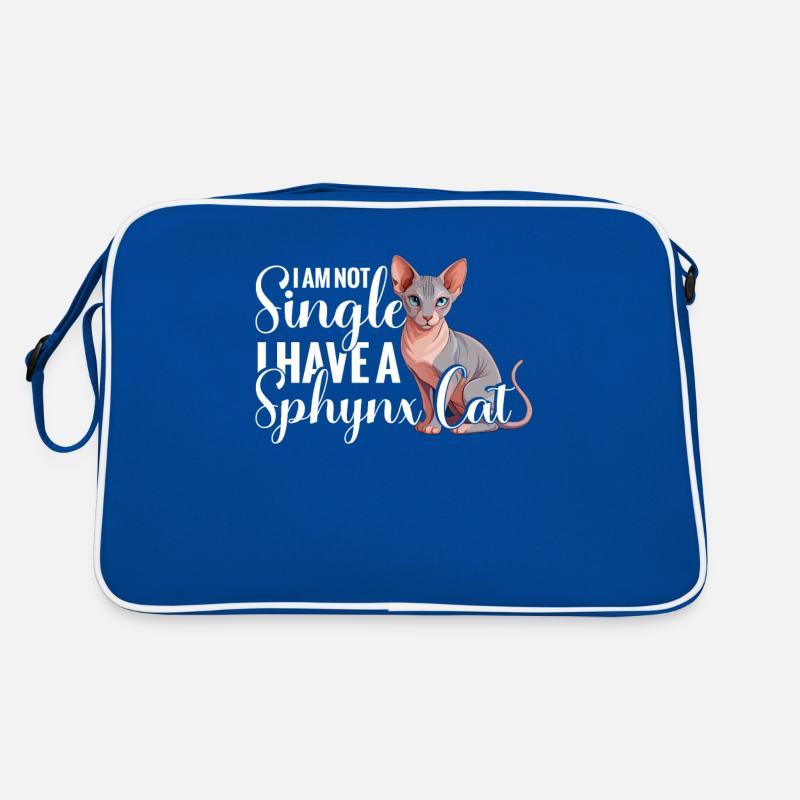 Je ne suis pas célibataire, j’ai un chat Sphynx. Sac Retro