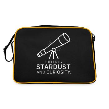 Driven by stardust and curiosity for - Retro Bag - black/gold - Back