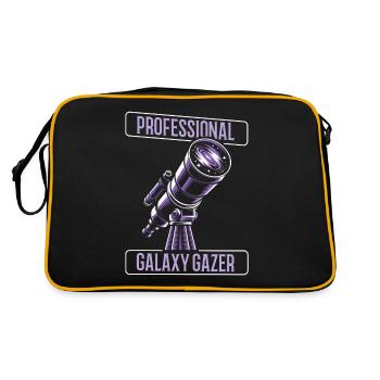 Astronom - Retro Tasche - Schwarz/Gold - Hinten