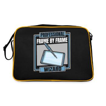 Animator - Retro Bag - black/gold - Back