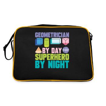 Géomètre - Sac Retro - noir/or - Dos