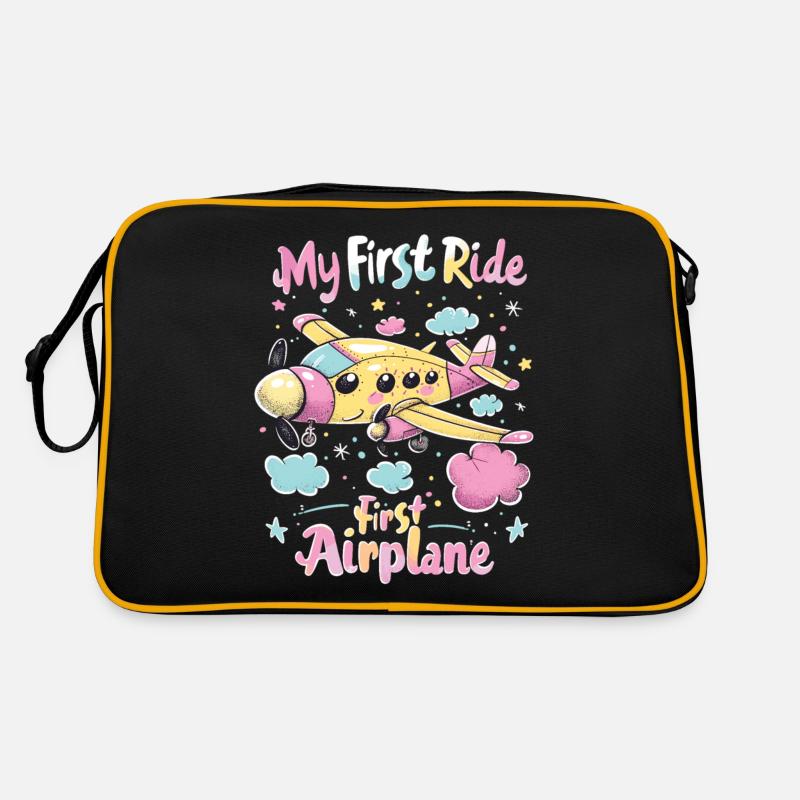 My First Flight First Time Flying Retro Bag
