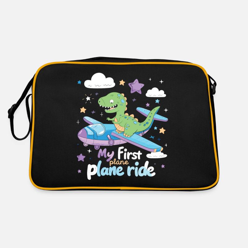 My First Flight First Time Flying Retro Bag