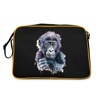 Gorille - Sac Retro - noir/or - Dos
