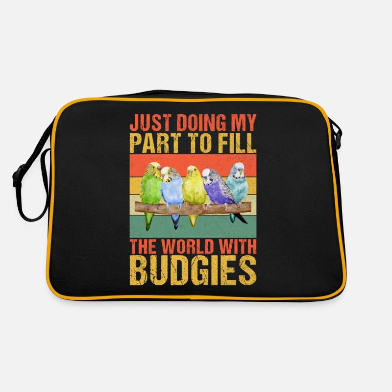 Budgie Gift Retro Bag