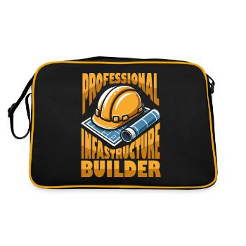 Civil engineer - Retro Bag - black/gold - Back