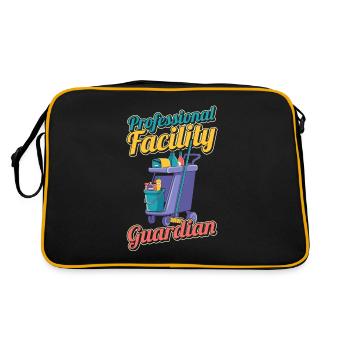 Gardien - Sac Retro - noir/or - Dos