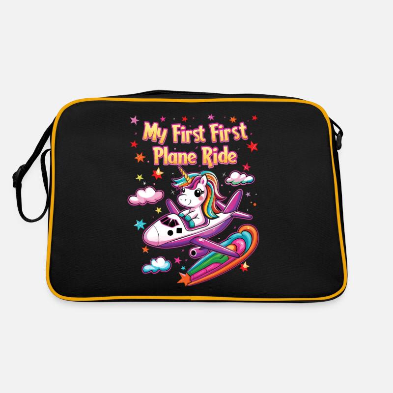 My first plane trip First time flying Retro Bag