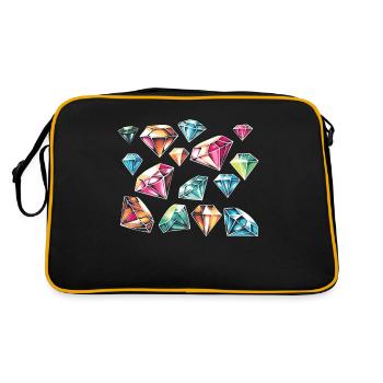 Accessories for Diamond Art Diamond Painter - Retro Bag - black/gold - Back