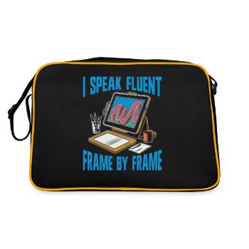 Animator - Retro Bag - black/gold - Back