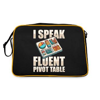 Analyst - Retro Bag - black/gold - Back