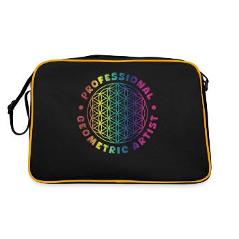 Géomètre - Sac Retro - noir/or - Dos