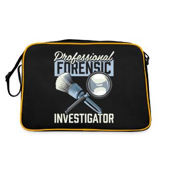 Forensic Technician - Retro Bag - black/gold - Back