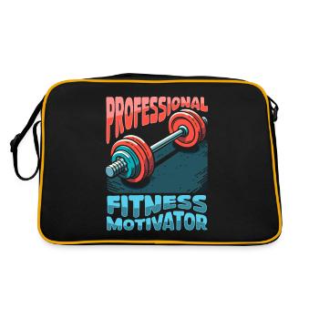 Fitness Trainers Personal Trainers - Retro Bag - black/gold - Back