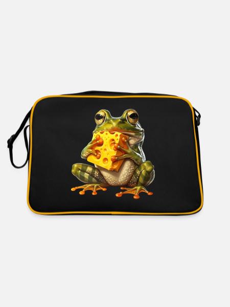 Frog - Retro Bag - black/gold - Back