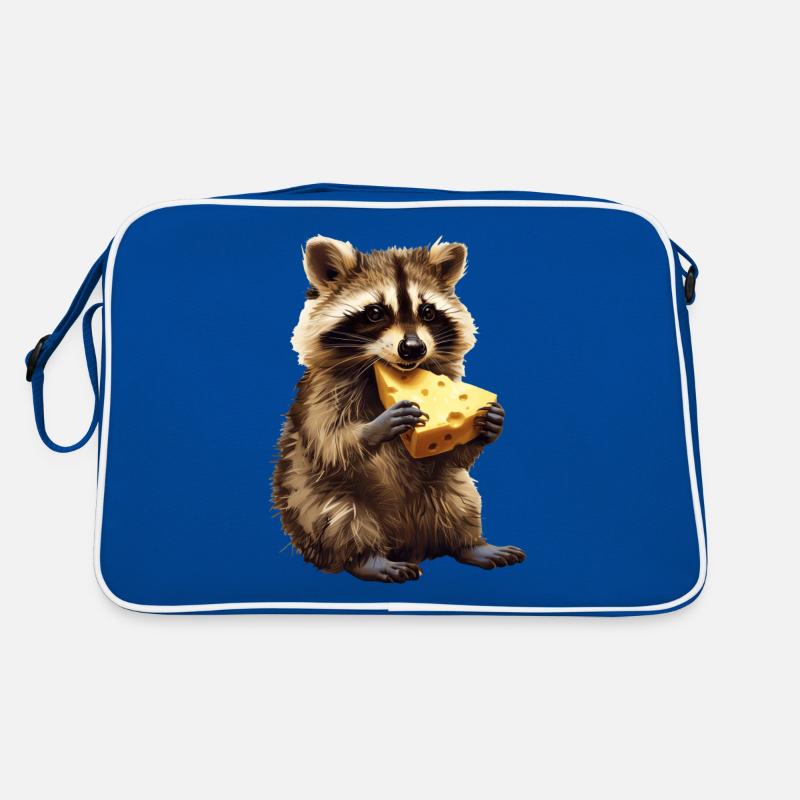 Waschbär Retro Tasche