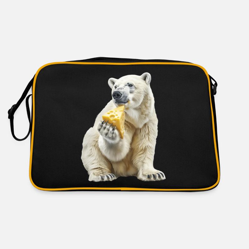 Ours blanc Sac Retro