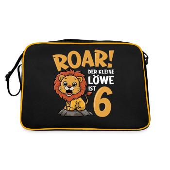 6ème Anniversaire Jeune Lion - Sac Retro - noir/or - Dos