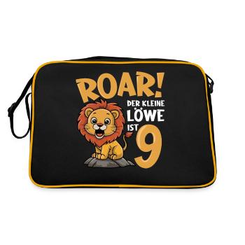 9ème Anniversaire Jeune Lion - Sac Retro - noir/or - Dos