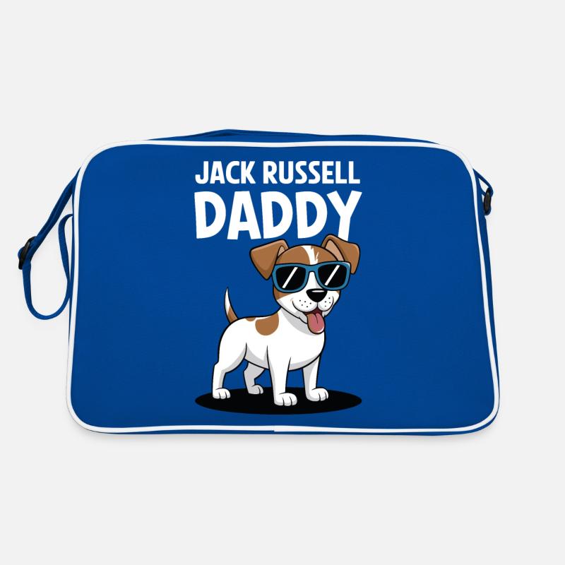 Jack Russell Terrier Daddy Papa Amis Des Chiens Sac Retro