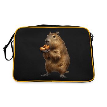 Capybara - Sac Retro - noir/or - Dos