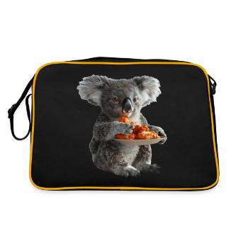 Koala - Sac Retro - noir/or - Dos