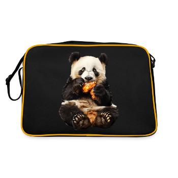 Panda - Sac Retro - noir/or - Dos