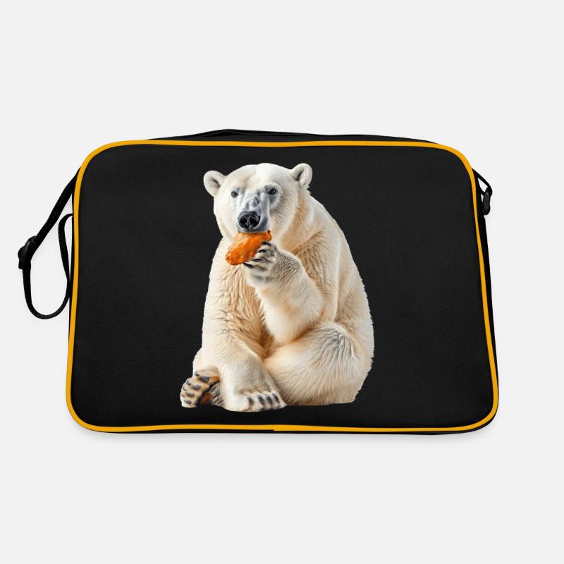 Ours blanc Sac Retro