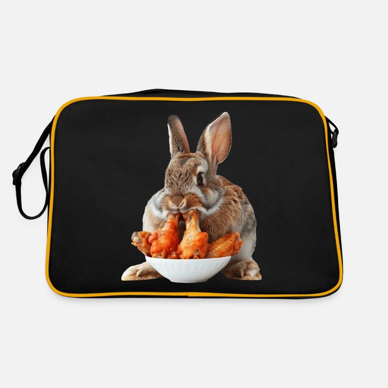Kaninchen Retro Tasche