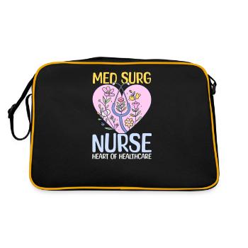 Infirmière Med Surg Infirmière Med Surg - Cœur De Santécar - Sac Retro - noir/or - Dos