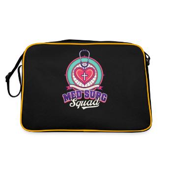 Med Surg Nurse Med Surg Squad - Retro Bag - black/gold - Back