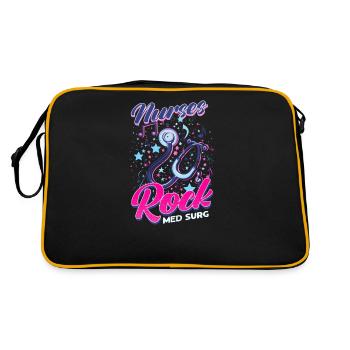 Med Surg Infirmière Infirmières Rock Med Surg - Sac Retro - noir/or - Dos